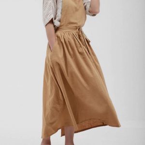 Robe Tablier en Coton Fluide