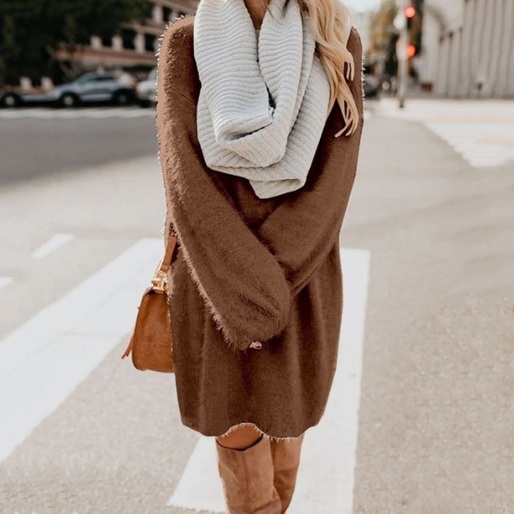 Robe Pull Ultra-douce à Manches Longues – Image 5