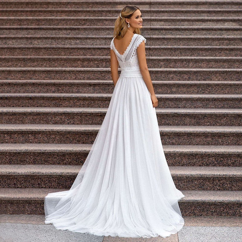 Robe de Mariée Champêtre Sublime Dentelle