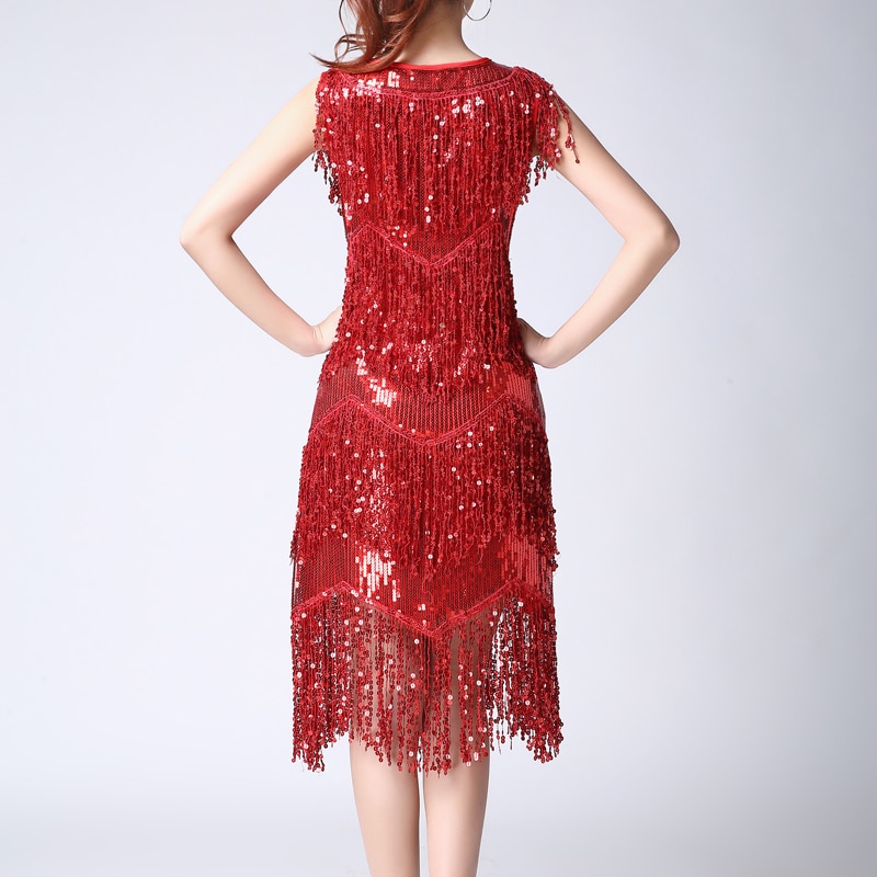 Robe Charleston à Franges Colorées – Image 6
