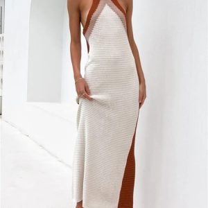 Robe de Plage Longue Moulante