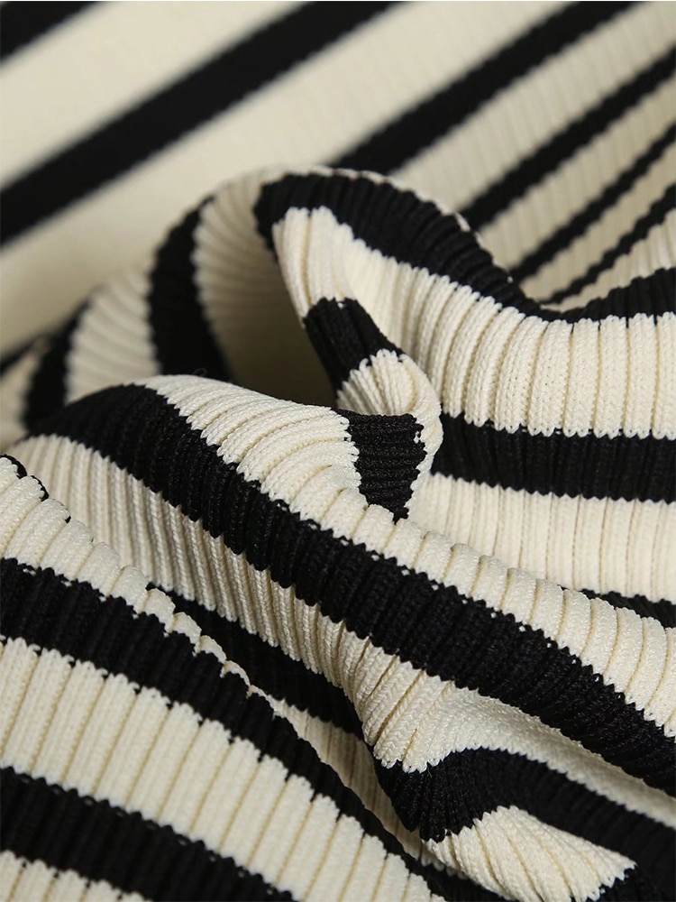 Robe Marinière Bustier Moulante Longue