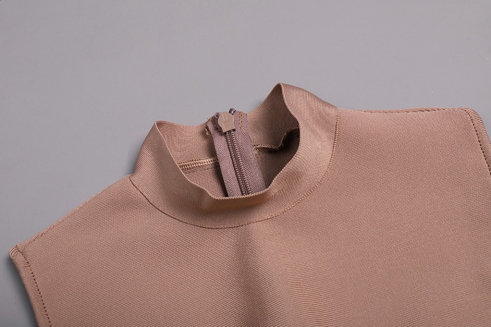 Robe Col Montant Sans Manche – Image 5