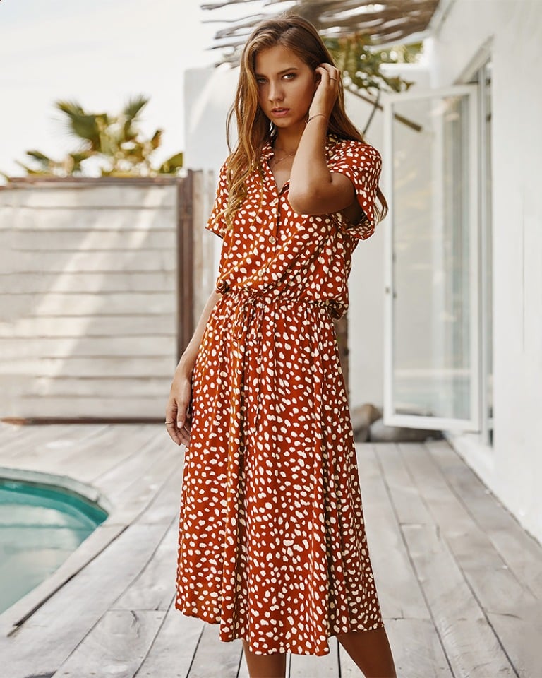 Robe D&rsquo;été Mi-longue