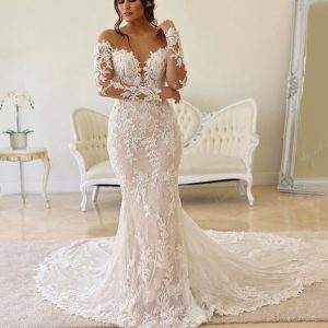 Robe de Mariée Sirène Bustier