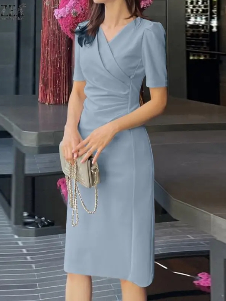 Robe Droite pour Invitée de Mariage – Image 4