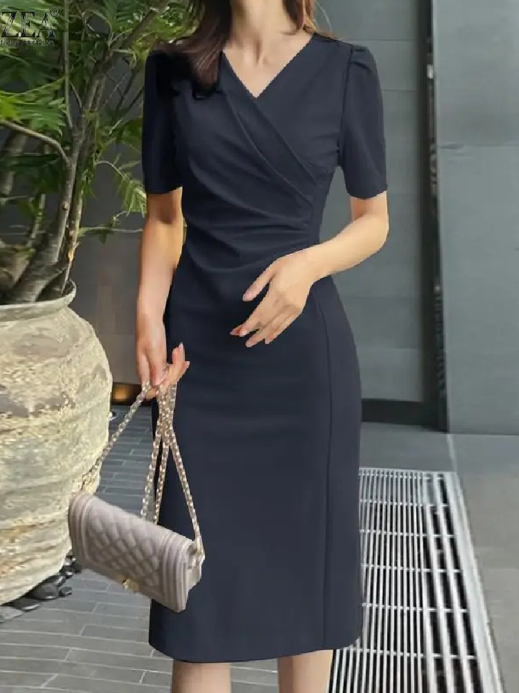 Robe Droite pour Invitée de Mariage – Image 6