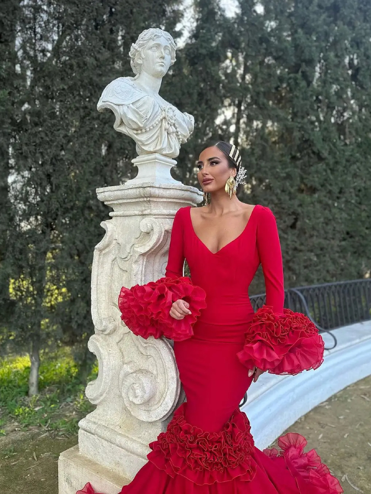 Robe Espagnole Rouge