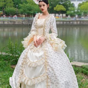 Robe de Mariée Médiévale Blanche