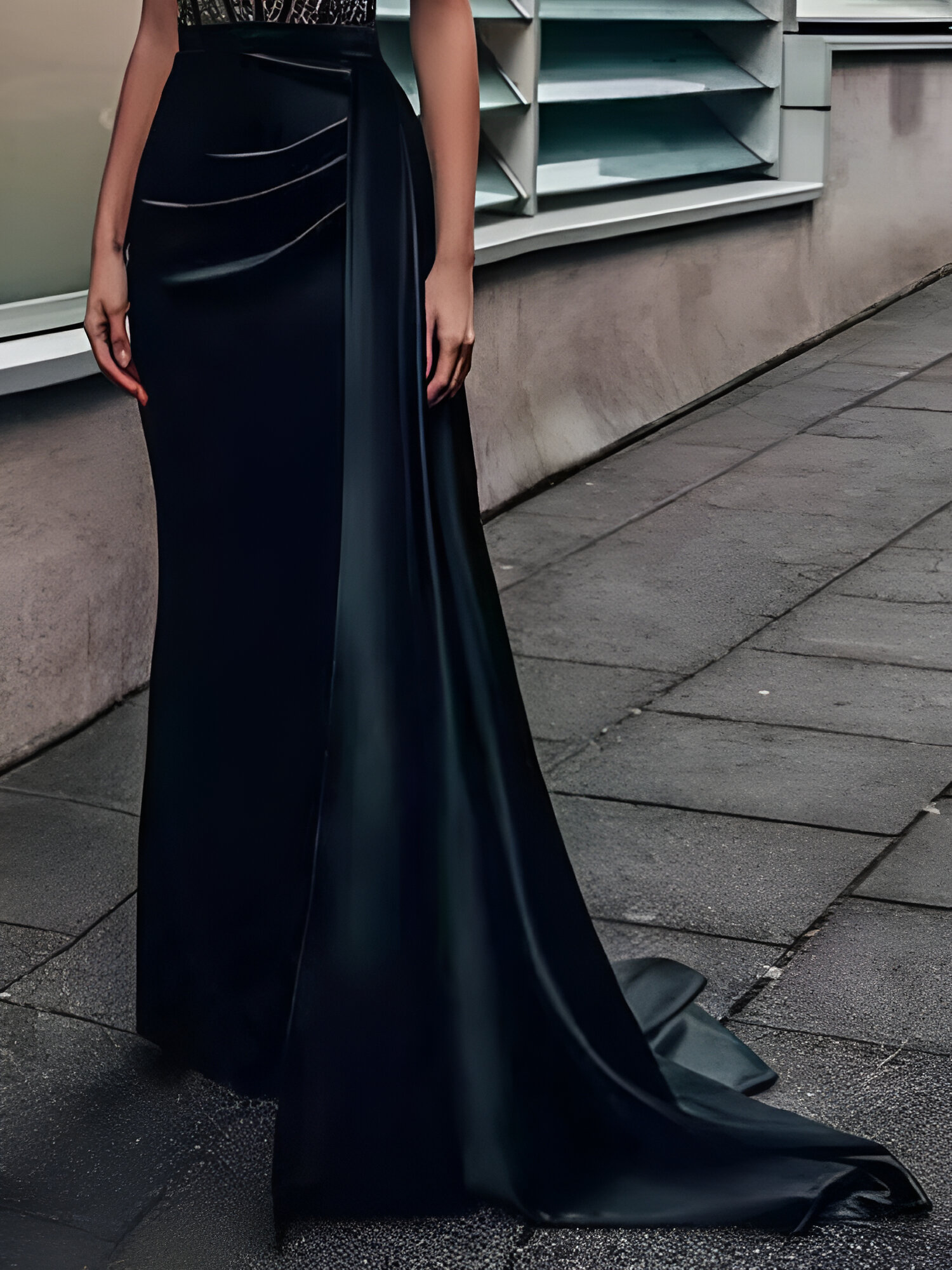 Robe Sirène avec Surjupe