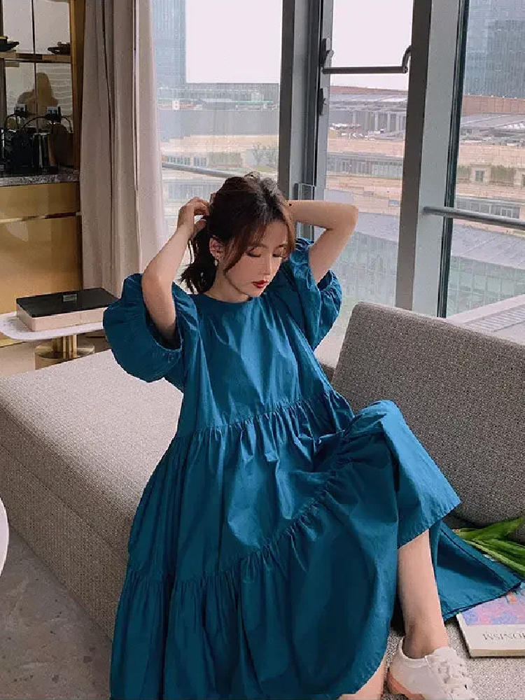 Robe Patineuse Bleu Canard – Image 6