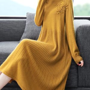 Robe d&rsquo;Hiver Mi-Longue