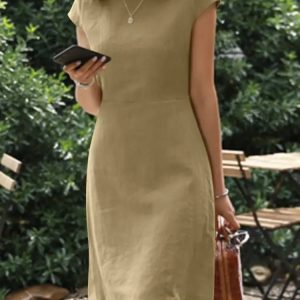Robe d&rsquo;Été en Lin Chic