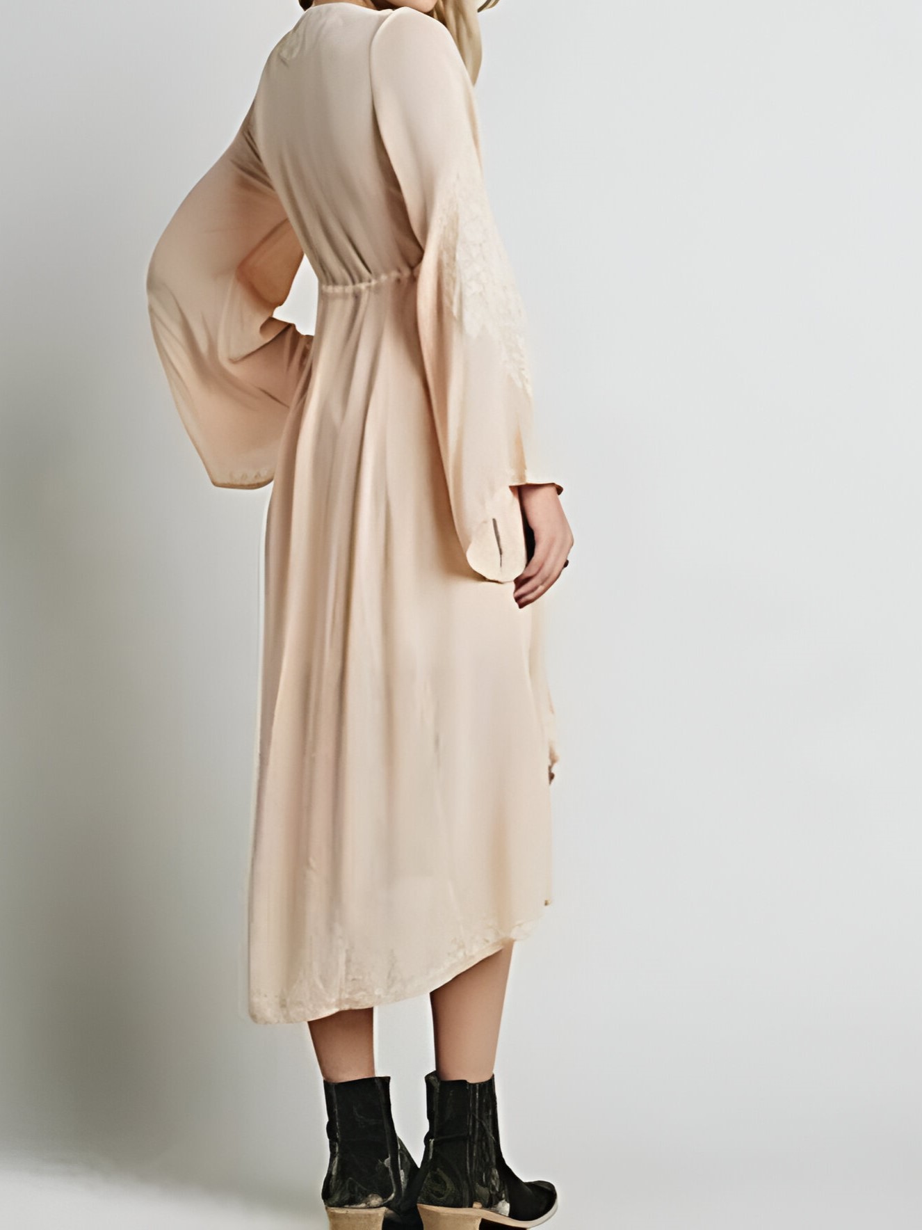 Robe Hippie Bohème Chic à Manches Longues – Image 3