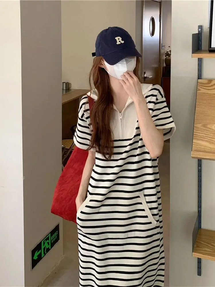 Robe Marinière Pull pour Femme