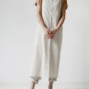 Robe Tablier Blanche