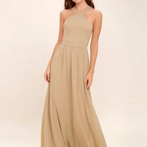 Robe Kaki pour Mariage