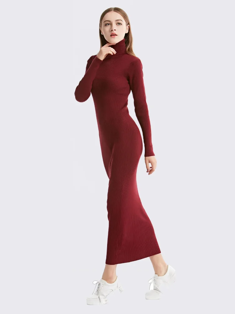 Robe Col Roulé Longue – Image 5