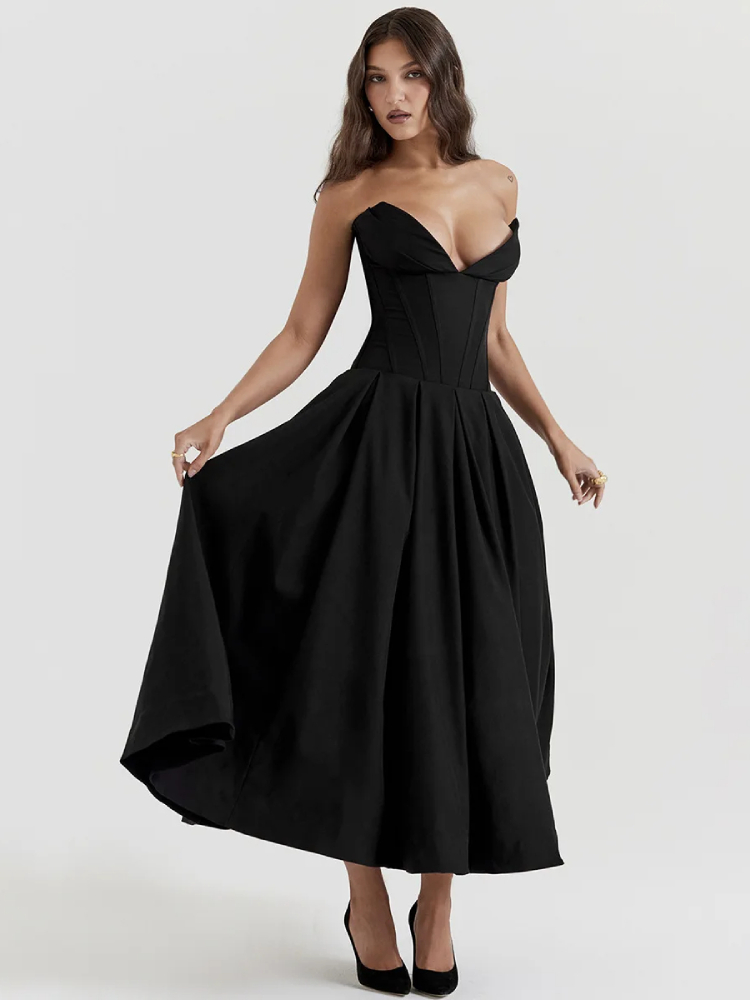 Robe Bustier avec Corset – Image 3