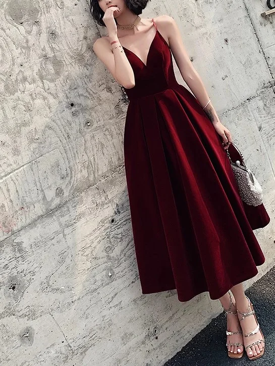 Robe de Cocktail Bordeaux – Image 4