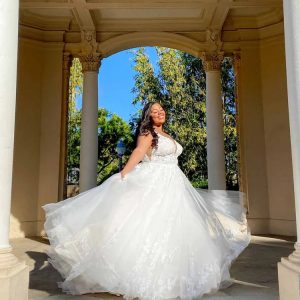 Robe de Mariée Empire Grande Taille