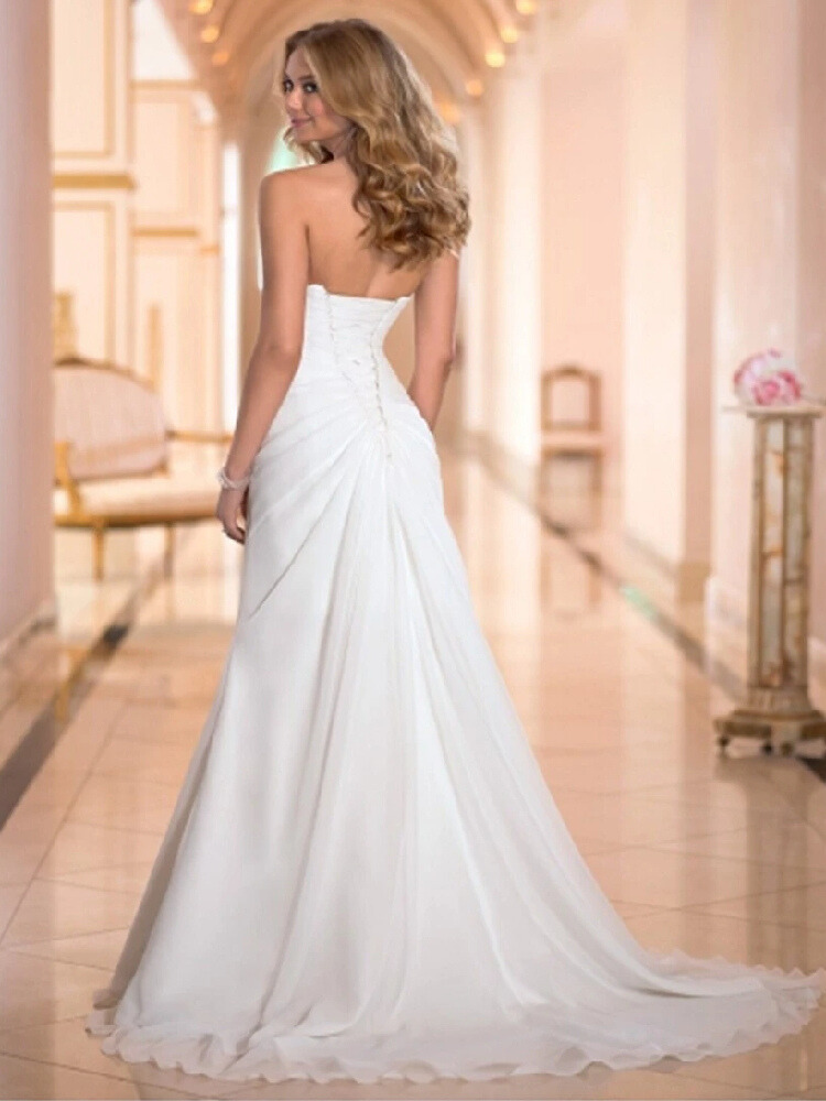 Robe de Mariée Empire Bustier – Image 3