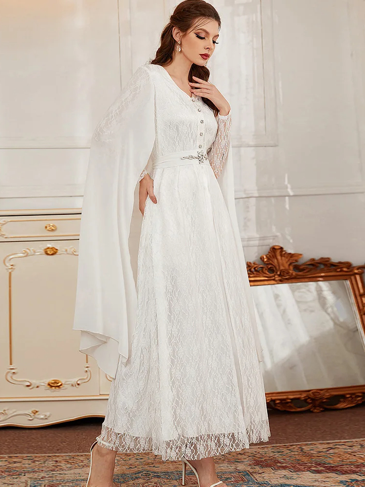 Robe de Mariée Marocaine Blanche – Image 5