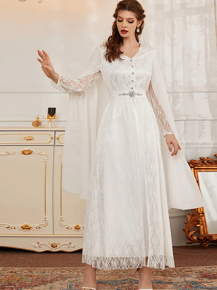 Robe de Mariée Marocaine Blanche – Image 3