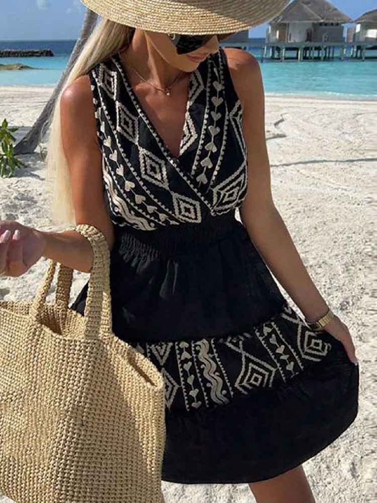 Robe de Plage Noire