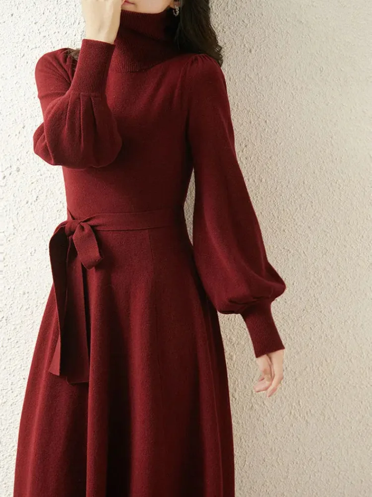 Robe Pull Bordeaux