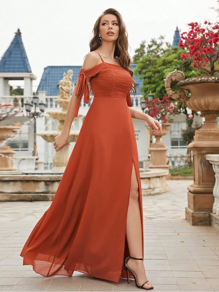 Robe de Soirée Terracotta