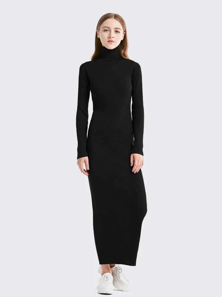 Robe Col Roulé Longue – Image 3