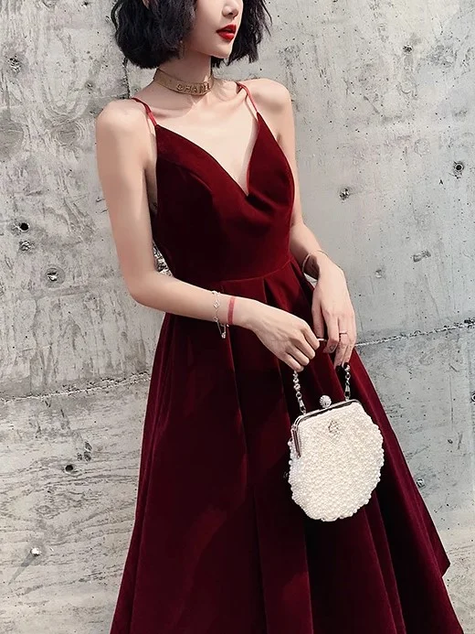 Robe de Cocktail Bordeaux – Image 5