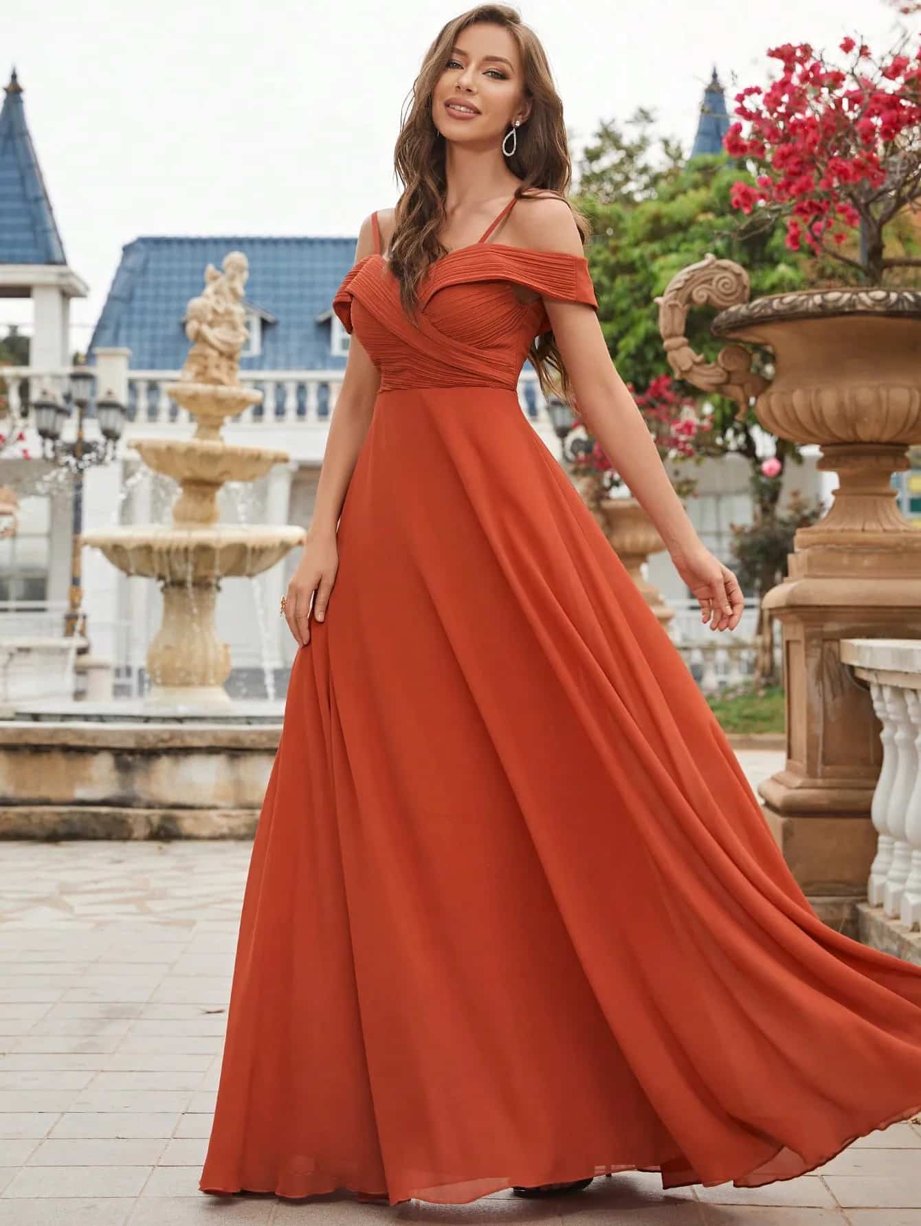 Robe de Cérémonie Terracotta – Image 4