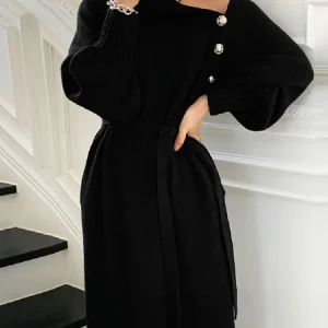 Robe d&rsquo;Hiver Chic et Longue