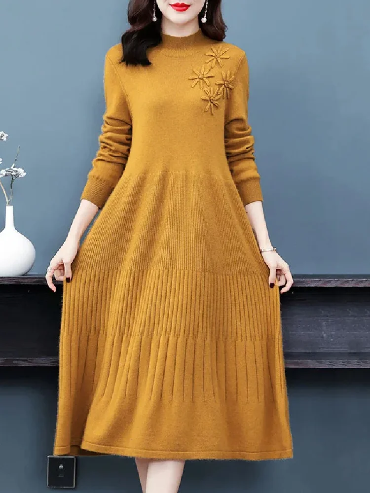 Robe d&rsquo;Hiver Mi-Longue