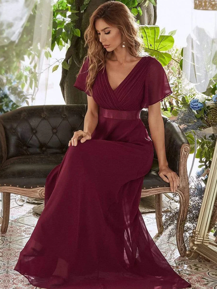 Robe Empire pour Invitée de Mariage