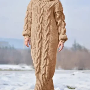 Robe en Laine Grande Taille