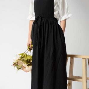 Robe Tablier Noire