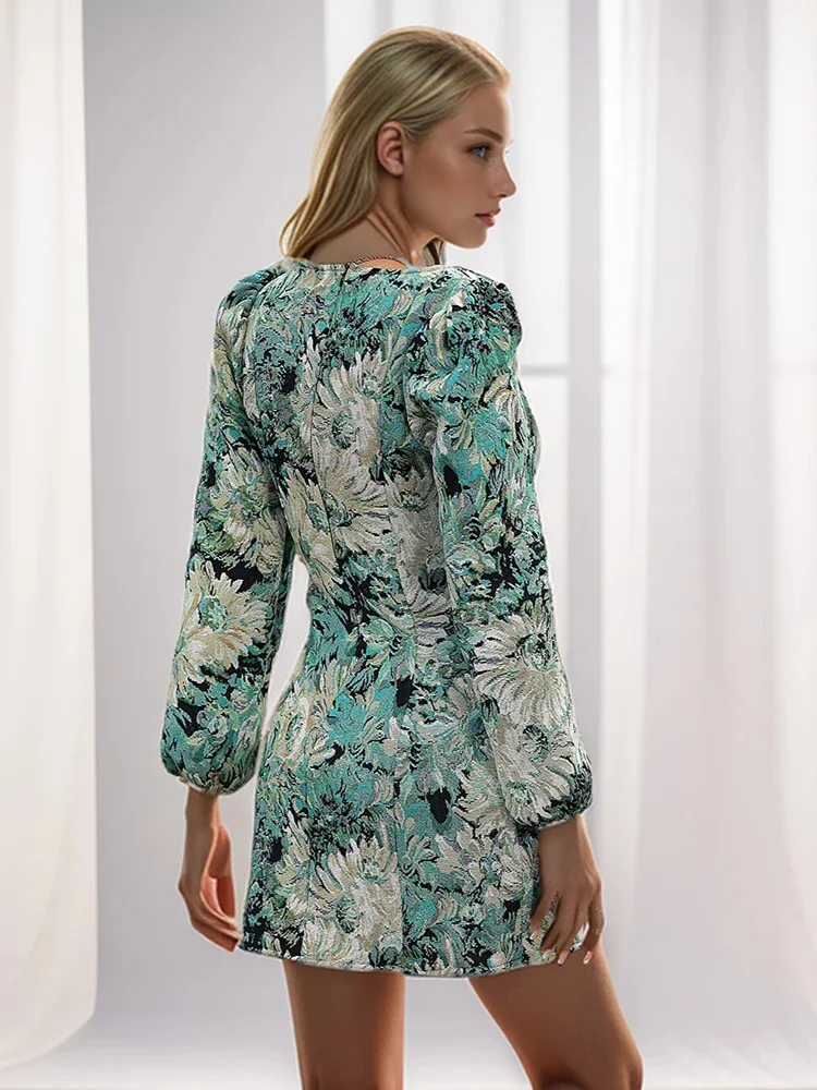 Robe Vert Sauge Manches Longues – Image 6