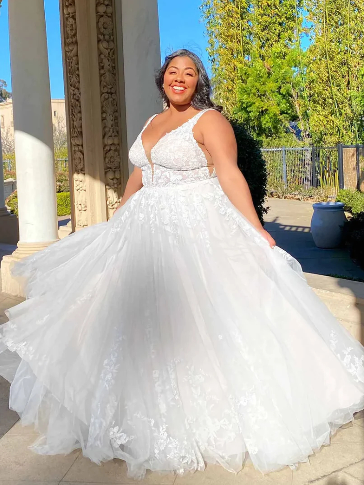 Robe de Mariée Empire Grande Taille
