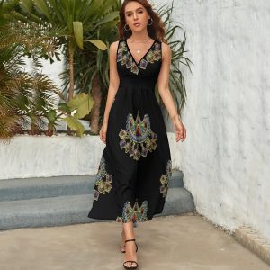 Robe Kabyle Noire Longue