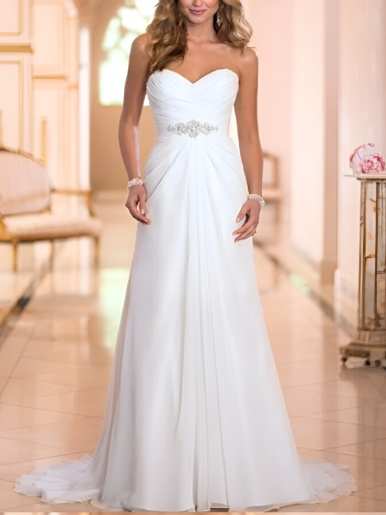 Robe de Mariée Empire Bustier