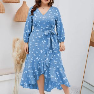 Robe Portefeuille Grande Taille