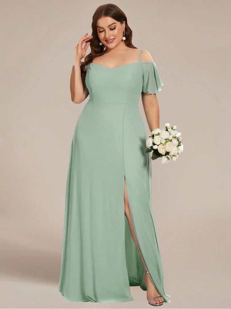 Robe Vert Sauge Grande Taille