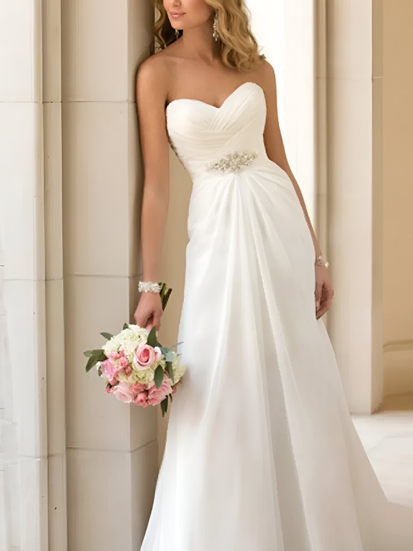 Robe de Mariée Empire Bustier