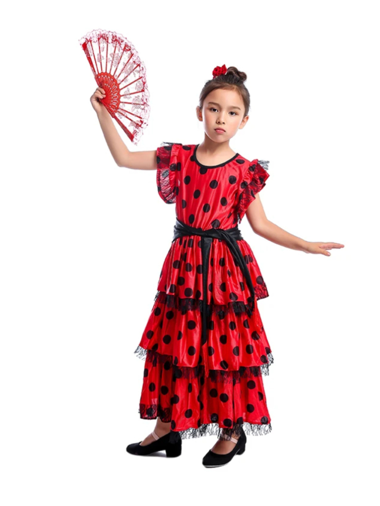 Robe Espagnole pour Fillette