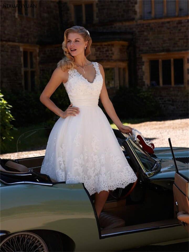 Robe de Mariée Courte