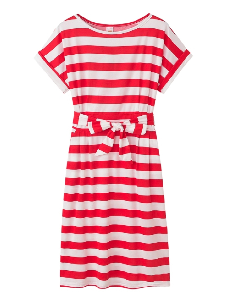 Robe Marinière Rouge