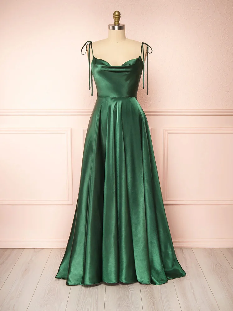 Robe en Soie Verte